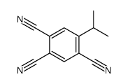 5-propan-2-ylbenzene-1,2,4-tricarbonitrile结构式