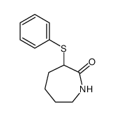 2H-Azepin-2-one, hexahydro-3-(phenylthio)结构式