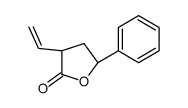 (3R,5R)-3-ethenyl-5-phenyloxolan-2-one结构式