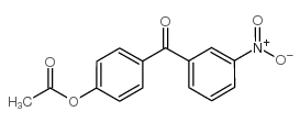 4-ACETOXY-3'-NITROBENZOPHENONE structure