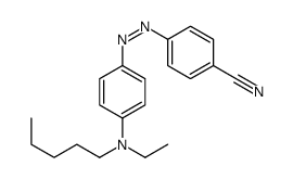 4-[[4-[ethyl(pentyl)amino]phenyl]diazenyl]benzonitrile结构式