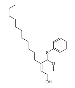 3-[methoxy(phenylsulfanyl)methyl]tetradec-2-en-1-ol Structure