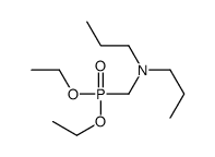 N-(diethoxyphosphorylmethyl)-N-propylpropan-1-amine结构式