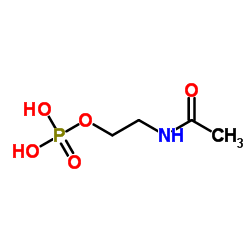 2-Acetamidoethyl phosphate结构式