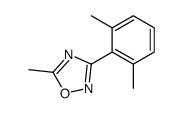 3-(2,6-dimethylphenyl)-5-methyl-1,2,4-oxadiazole结构式