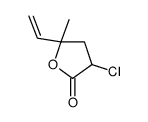 3-chloro-5-ethenyl-5-methyloxolan-2-one Structure