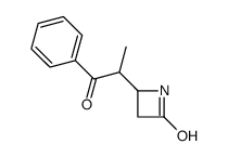 4-(1-oxo-1-phenylpropan-2-yl)azetidin-2-one结构式