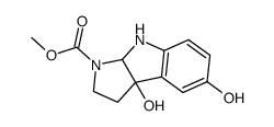 3a,5-dihydroxy-1-methyoxycarbonylpyrroloindole结构式