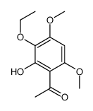 1-(3-ethoxy-2-hydroxy-4,6-dimethoxyphenyl)ethanone Structure