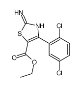 2-AMINO-4-(2,5-DICHLOROPHENYL)-5-THIAZOLECARBOXYLIC ACID ETHYL ESTER结构式