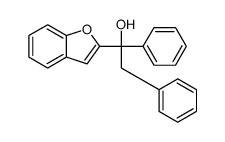 1-(1-benzofuran-2-yl)-1,2-diphenylethanol Structure