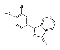 3-(3-bromo-4-hydroxyphenyl)-3H-2-benzofuran-1-one结构式