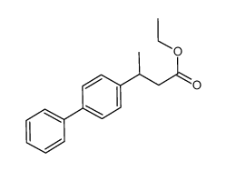 3-biphenyl-4-yl-butyric acid ethyl ester结构式