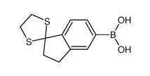 spiro[1,3-dithiolane-2,1'-2,3-dihydroindene]-5'-ylboronic acid Structure