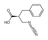 (S)-β-azido-α-benzylpropanoic acid结构式