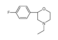 (2S)-4-ethyl-2-(4-fluorophenyl)morpholine结构式