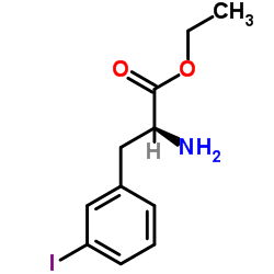 Ethyl 3-iodo-L-phenylalaninate Structure