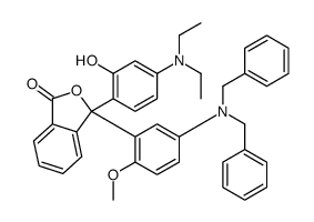 3-(5-dibenzylamino-2-methoxyphenyl)-3-[4-(diethylamino)-2-hydroxyphenyl]phthalide Structure