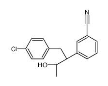 3-[(2S,3R)-1-(4-chlorophenyl)-3-hydroxybutan-2-yl]benzonitrile结构式