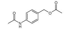 Acetamide, N-[4-[(acetyloxy)methyl]phenyl] Structure