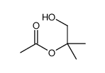 1-Hydroxy-2-methyl-2-propanyl acetate结构式