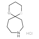 1-Oxa-5-thia-9-aza-spiro[5.6]dodecane, hydrochloride Structure