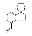 4-Formyl-indan-1-one 1,2-ethanediol ketal Structure
