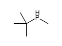 tert-butylmethylphosphine Structure