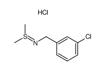 N-(3-chlorobenzyl)-1,1-dimethyl-4-sulfanimine hydrochloride结构式