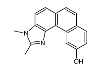 2,3-dimethylnaphtho[1,2-e]benzimidazol-10-ol结构式