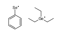 λ1-selanylbenzene,triethylgermanium结构式