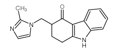 1,2,3,9-Tetrahydro-3-[(2-methyl-1H-imidazole-1-yl)methyl]-4H-carbazol-4-one structure