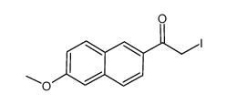 2-iodo-1-(6-methoxy-2-naphthyl)ethanone结构式