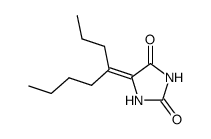 5-(1-propyl-pentylidene)-imidazolidine-2,4-dione结构式