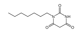 1-heptyl-barbituric acid结构式