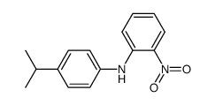 N-(4-isopropylphenyl)-2-nitroaniline结构式