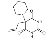 5-allyl-5-piperidino-barbituric acid Structure