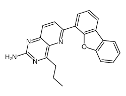 4-n-propyl-6-(dibenzo[b,d]furan-4-yl)pyrido[3,2-d]pyrimidin-2-ylamine Structure
