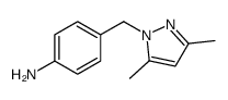 4-[(3,5-dimethyl-1H-pyrazol-1-yl)methyl]aniline(SALTDATA: 2HCl) Structure