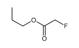 Fluoroacetic acid propyl ester structure