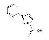 1-(吡啶-2-基)-1H-吡唑-3-羧酸结构式