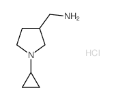 (1-cyclopropylpyrrolidin-3-yl)methanamine Structure