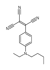 2-[4-[butyl(ethyl)amino]phenyl]ethene-1,1,2-tricarbonitrile Structure