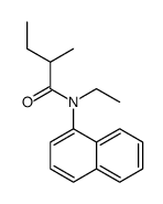 N-ethyl-2-methyl-N-naphthalen-1-ylbutanamide结构式