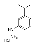 (3-Isopropylphenyl)hydrazinium chloride Structure