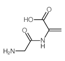 2-Propenoic acid,2-[(2-aminoacetyl)amino]- structure