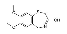 7,8-dimethoxy-4,5-dihydro-1,4-benzothiazepin-3-one Structure