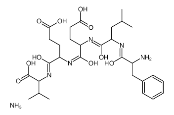 PHE-LEU-GLU-GLU-VAL AMMONIUM structure