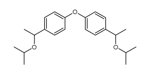 bis[4-(1-isopropoxyethyl)phenyl] ether Structure