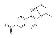 3-methyl-6-(4-nitrophenyl)-5-nitrosoimidazo[2,1-b][1,3]thiazole结构式